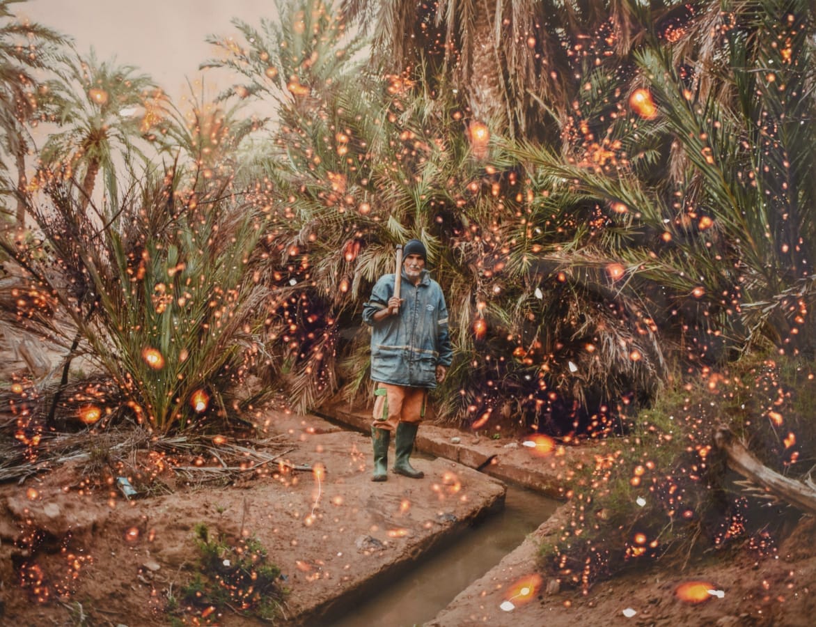 Why Seif Kousmate Burns His Images of Morocco’s Oases