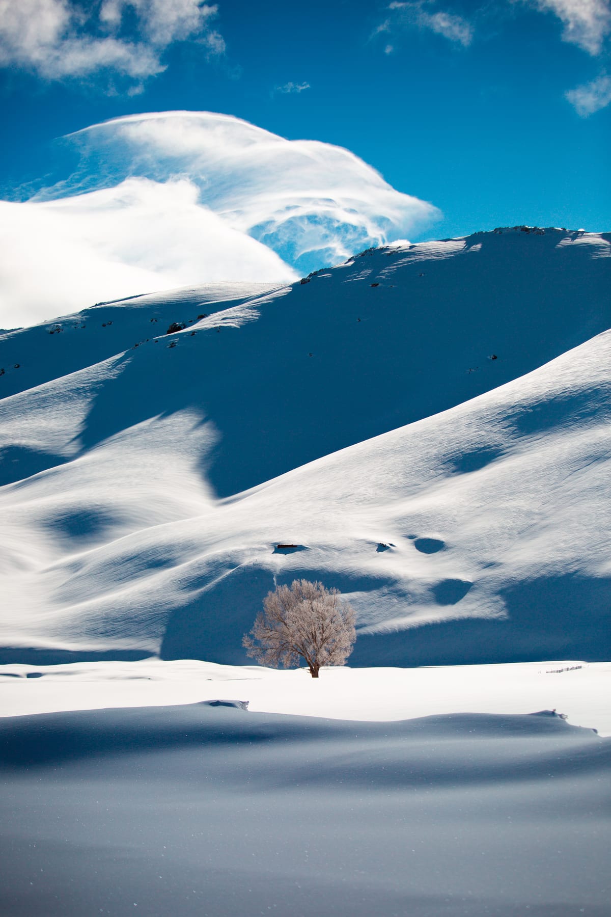 This Artist Captured a Snowstorm in Morocco